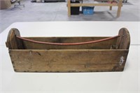 WOODEN CRATE WITH HANDLE- NO SHIPPING