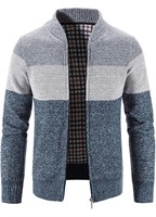 New, L size, Mens Cardigan Sweaters Full Zip