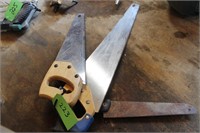 LOT OF HAND SAWS