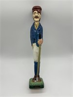 Tall Carved Wooden Golfer