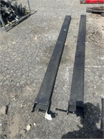 New Set Of 10' Heavy Duty Pallet Fork Extensions