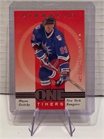 Wayne Gretzky 1998 One Timers Card
