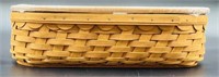Longaberger Oblong Tissue Basket (New)