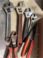 Crescent wrenches and other