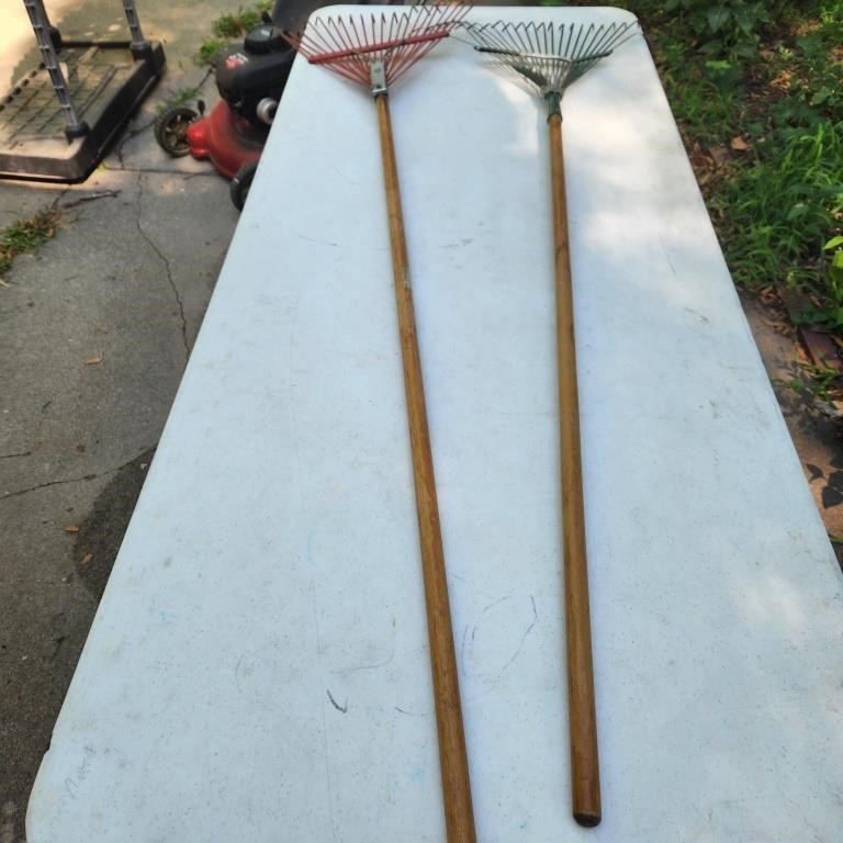 3 Lawn Rakes