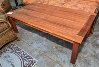 Cedar indoor/outdoor table