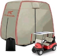 K-Musculo Golf Cart Cover 2-4 Passenger, Fits EZGO