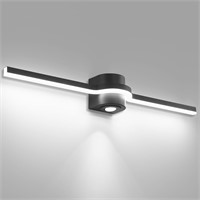 SOLFART 32 Black LED Bathroom Vanity Light