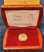 279 - 1ST SPOUSE SERIED GOLD UNCIRCULATED COIN