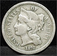 1872 Three Cent Nickel