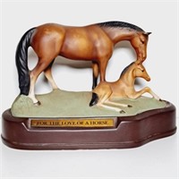 Jim Beam Bottle "For The Love Of A Horse"