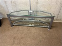 Glass/Metal TV Stand