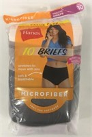 10 New Pairs Hanes Size 10 Briefs