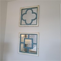 2PC FRAMED WALL MIRRORS
