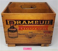 Drambuie Liqueur Wooden Crate