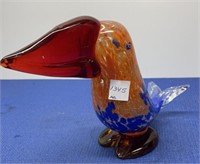 Art Glass “toucan “ 8” h