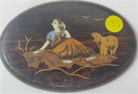 Older Wooden Plaque Art