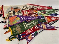 LARGE COLLECTION OF VINTAGE CANADIAN PENNANTS