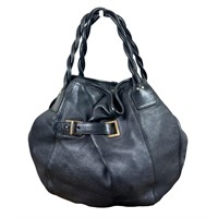 Chloe Leather Hobo Bag Black
