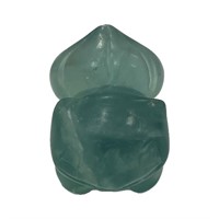 Natural Green Fluorite Bulbasaur Pokemon Figurine