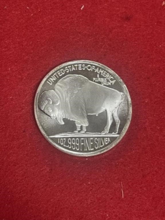 BUFFALO 1 OZ SILVER ROUND