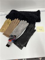 Vintage Ladies Leather Gloves & More