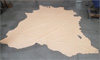 Pair of beige leather hides