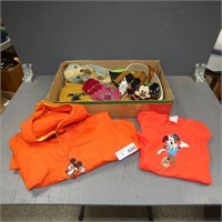 Vintage Mickey Mouse Shirts, Belt, Purses, Etc