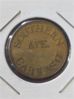 Southern avenue car Wash token