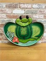 Paper Mache Frog Serving Tray