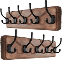 NEW / SKOLOO Rustic Large Wall Mounted Coat Rack,