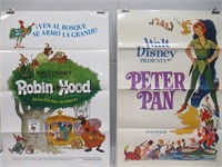 Vintage Disney Tri-Fold+One Sheet Movie Posters