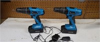 Two cordless drills (work)
