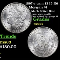 1897-s vam 13 I5 R6 Morgan $1 Grades Select Unc