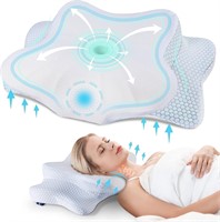 NEW $138  Pillow,Ergonomic (2PACK)