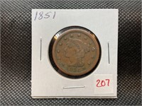 1851 LARGE CENT