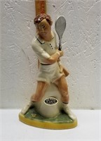 Ezra Brooks 1973 Tennis Player Decanter