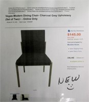 2 Vegas-Modern Dining Chairs