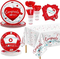 ADXCO Nurse Party 169-Piece Tableware Set