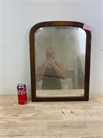 Vintage wood mirror