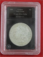 1889O  Morgan silver dollar