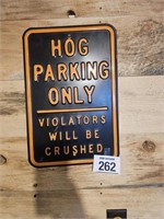 Hog sign 12" x 18"