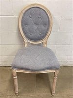 Wooden Upholstered Slipper Chair