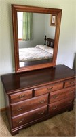 7 Drawer Dresser W/ Mirror