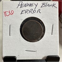 BLANK PENNY CENT PLANCHET