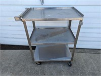 Lakeside 3 Shelf Stainless Foodservice Cart-