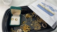Estate Jewelry Lot Rings Necklaces Earrings etc.