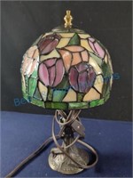 Stained glass reading lamp