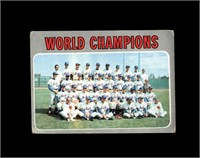 1970 Topps #1 Mets TC VG to VG-EX+