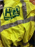 Bag of safety vest & raincoats